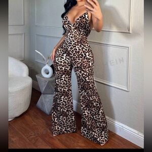 Leopard Print Jumpsuit